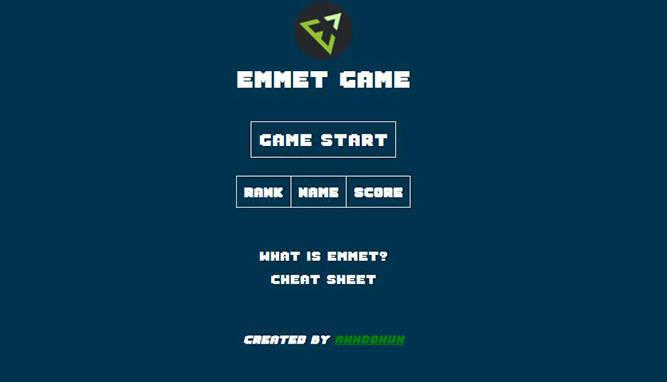 Emmet 编程挑战